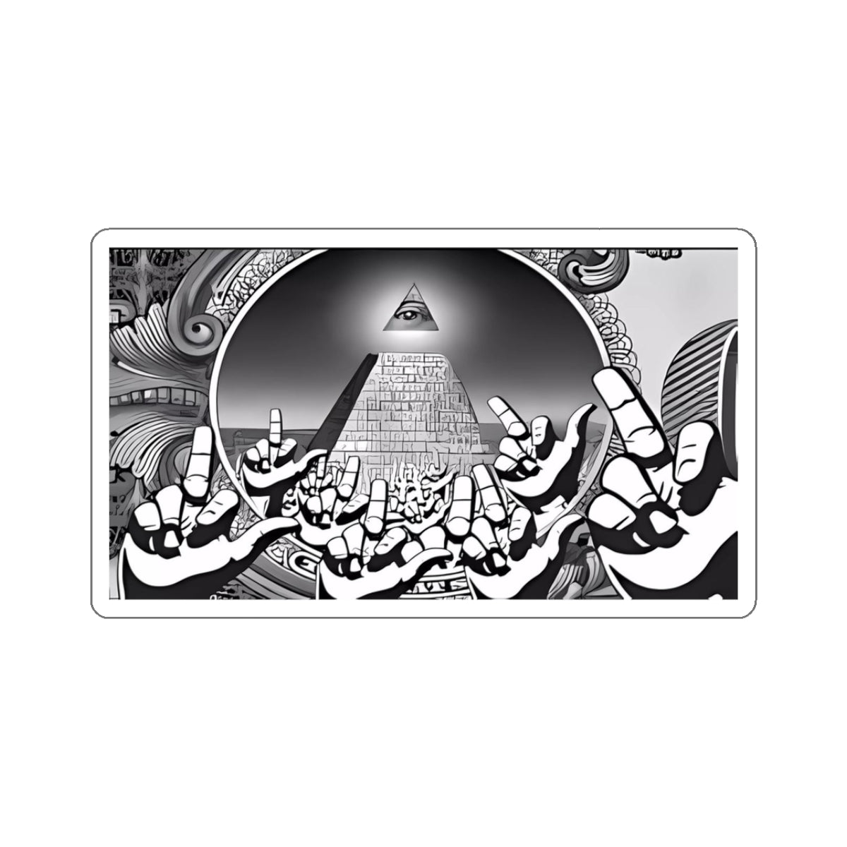 F*** The Conspiracy! Kiss-Cut Stickers