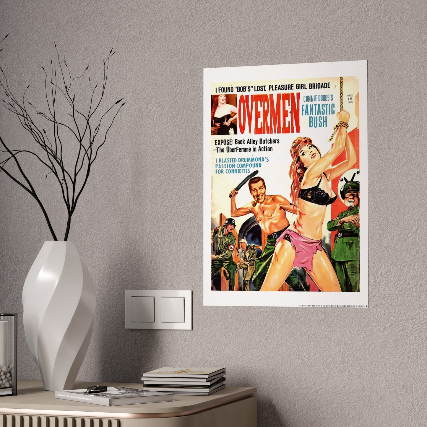 Overmen Magazine Cover Gloss Poster