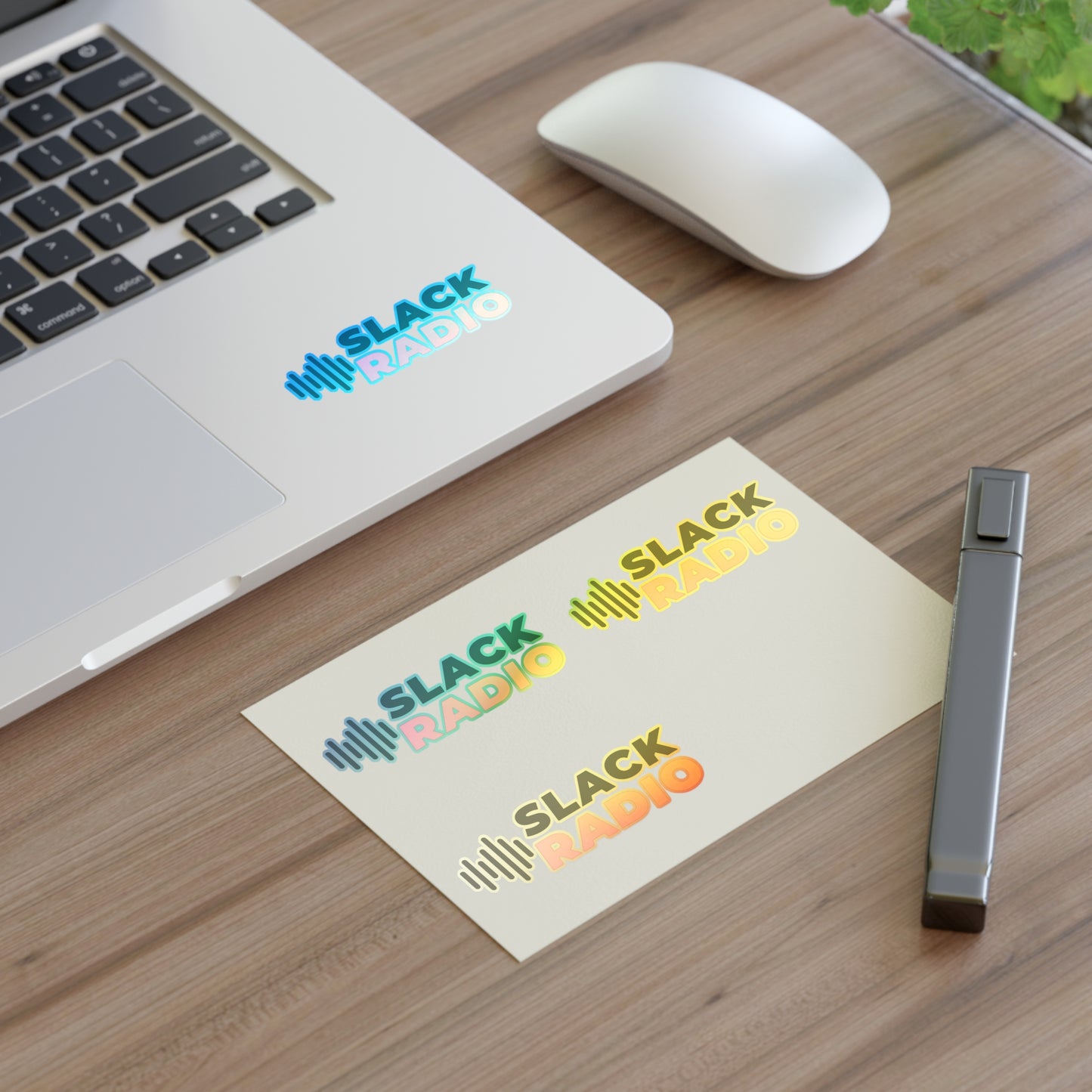 Slack Radio Logo Sticker Sheets