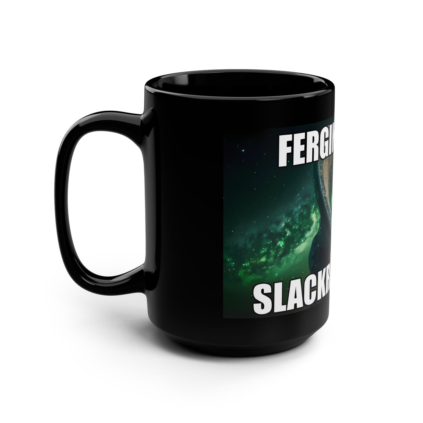 Fergin Friday Black Mug, 15oz