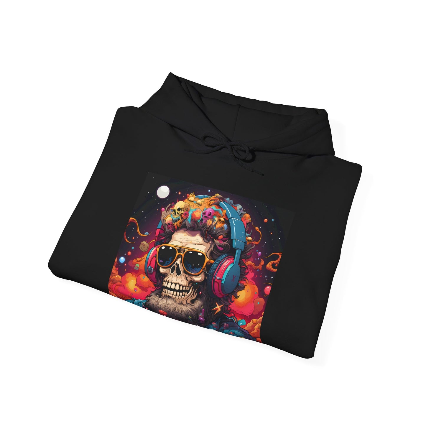Slack Radio Skull DJ Unisex Heavy Blend™ Hooded Sweatshirt