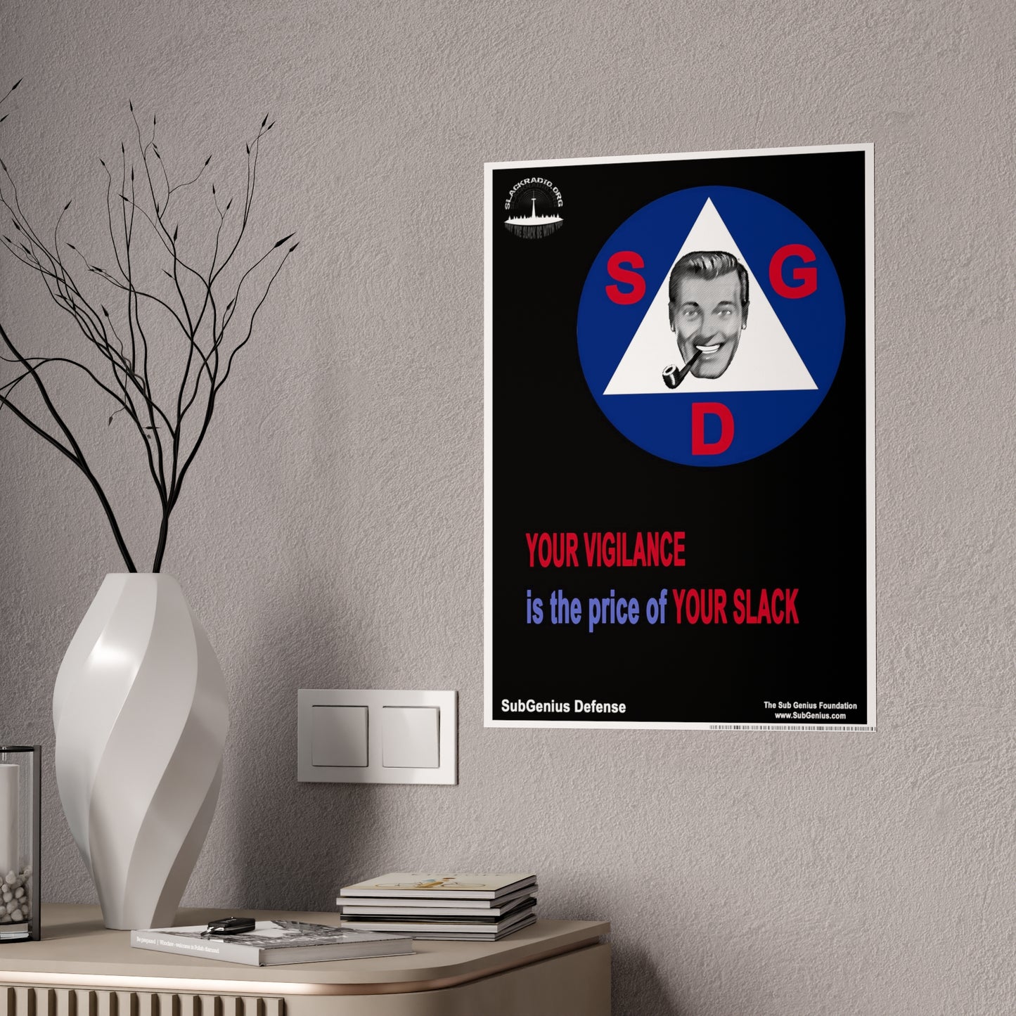 SubGenius Defense Gloss Poster