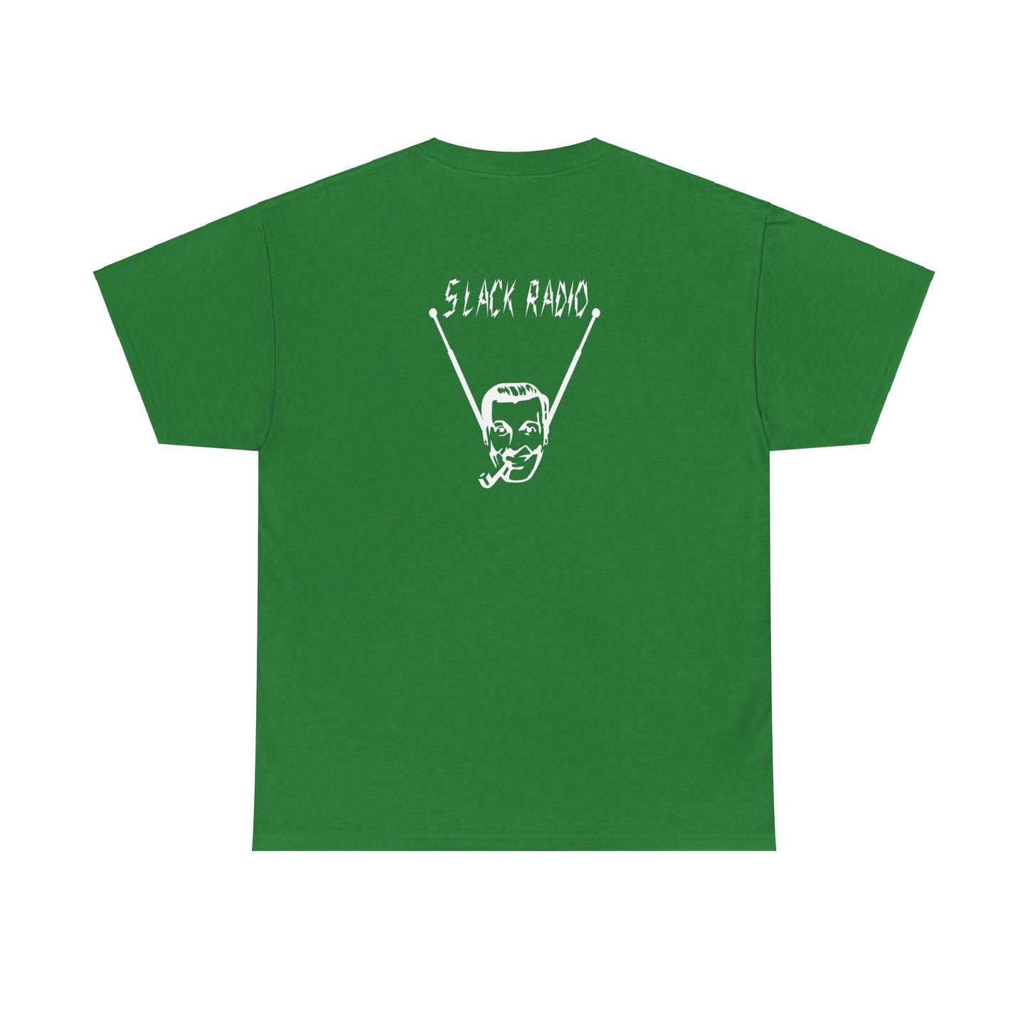 Slack Radio "Bob" Dobbs Logo Unisex Heavy Cotton Tee