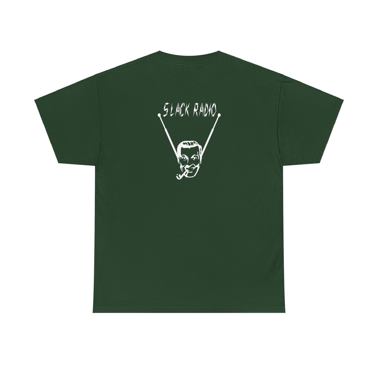 Slack Radio "Bob" Dobbs Logo Unisex Heavy Cotton Tee