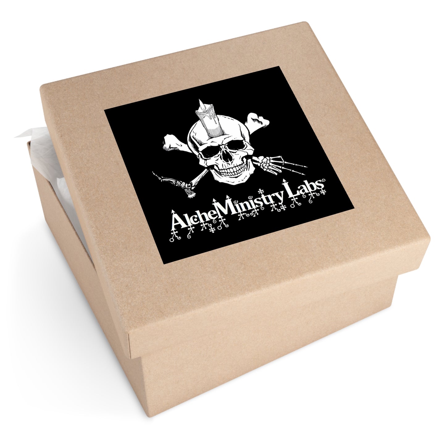AlcheMinistry Labs Square Stickers, Indoor\Outdoor