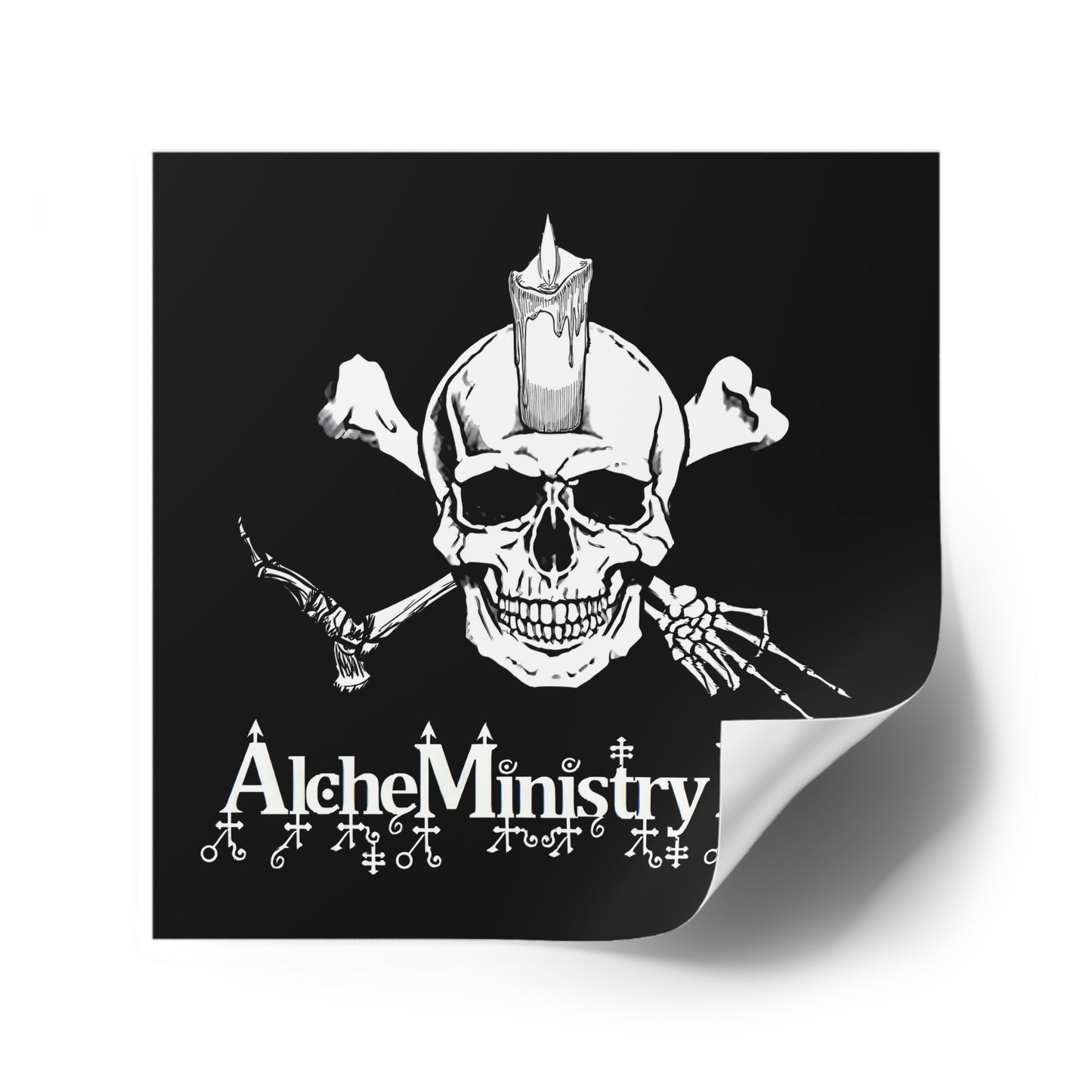 AlcheMinistry Labs Square Stickers, Indoor\Outdoor