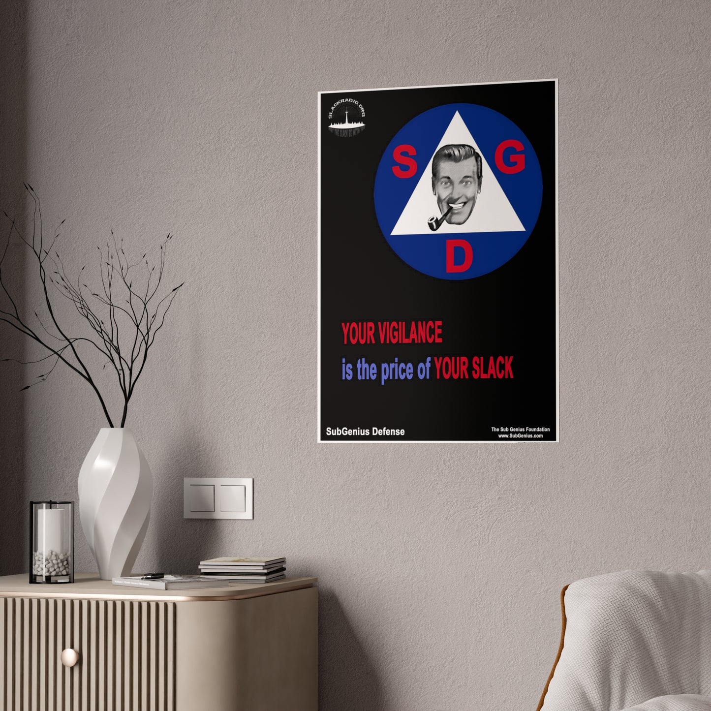 SubGenius Defense Gloss Poster