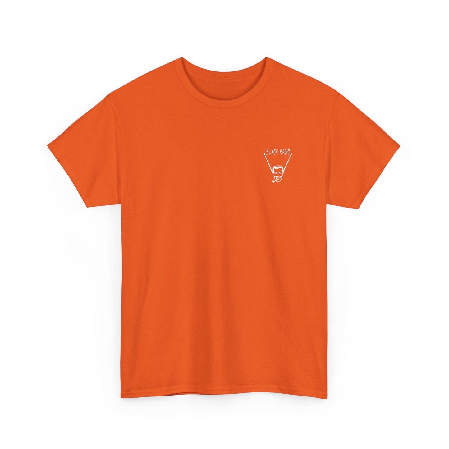 Slack Radio "Bob" Dobbs Logo Unisex Heavy Cotton Tee