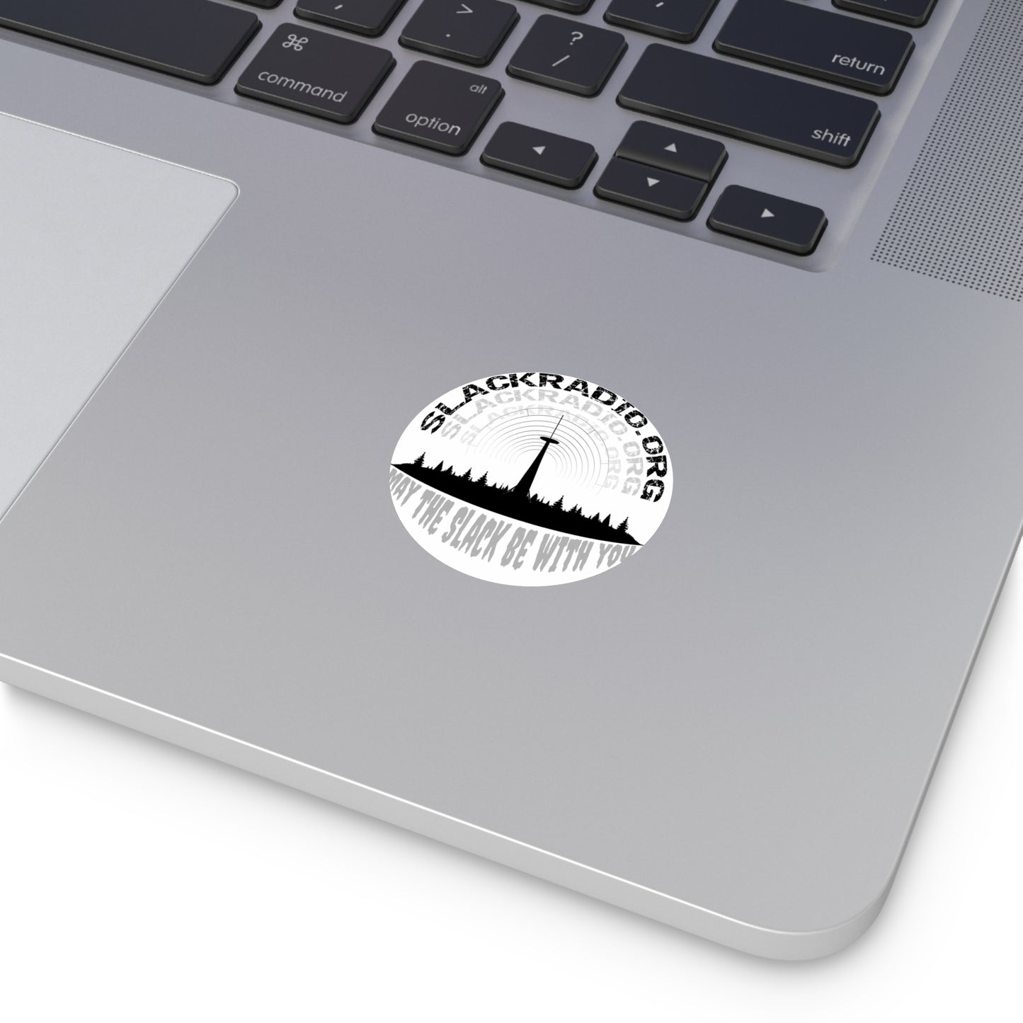 Slack Radio Logo 2 Round Vinyl Stickers