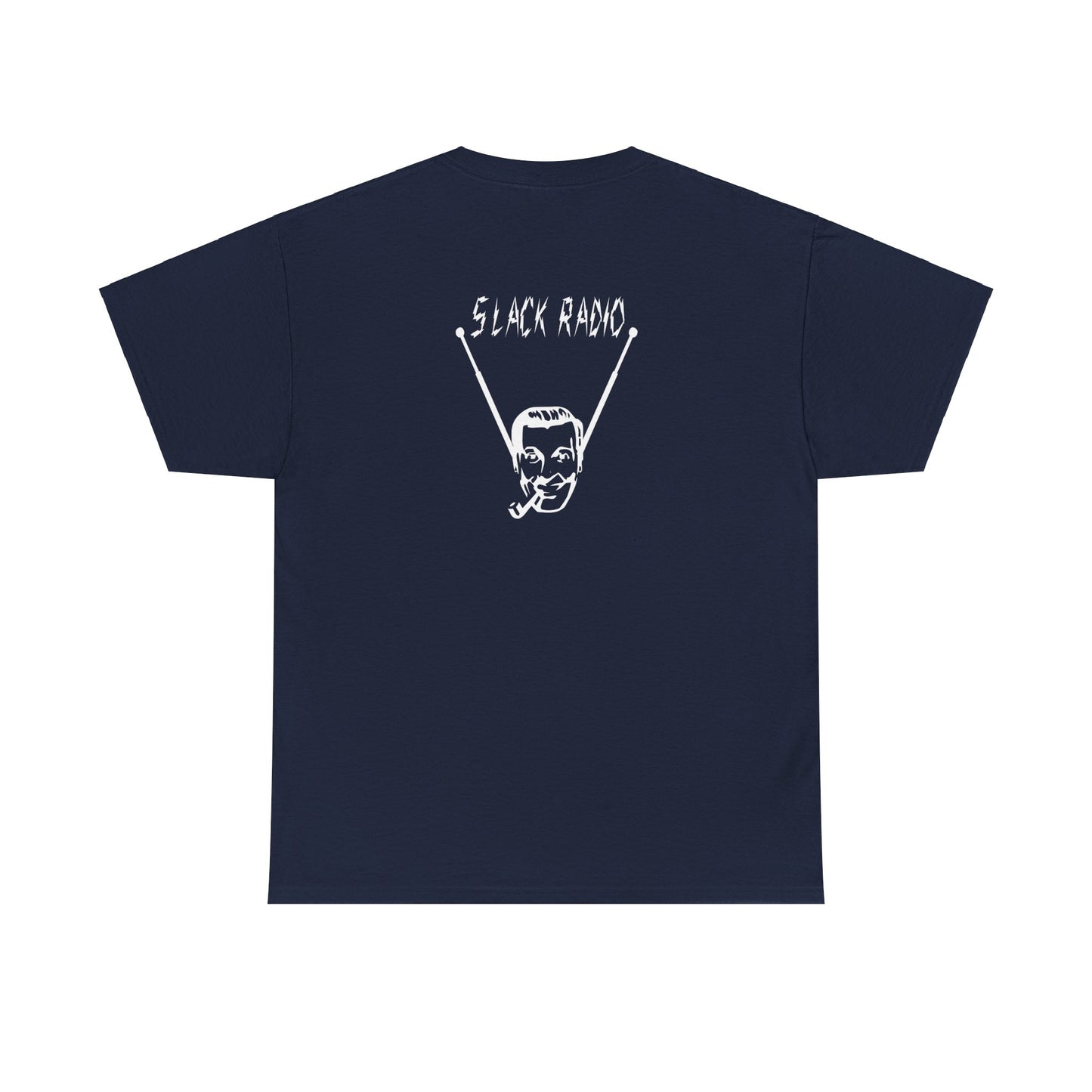 Slack Radio "Bob" Dobbs Logo Unisex Heavy Cotton Tee