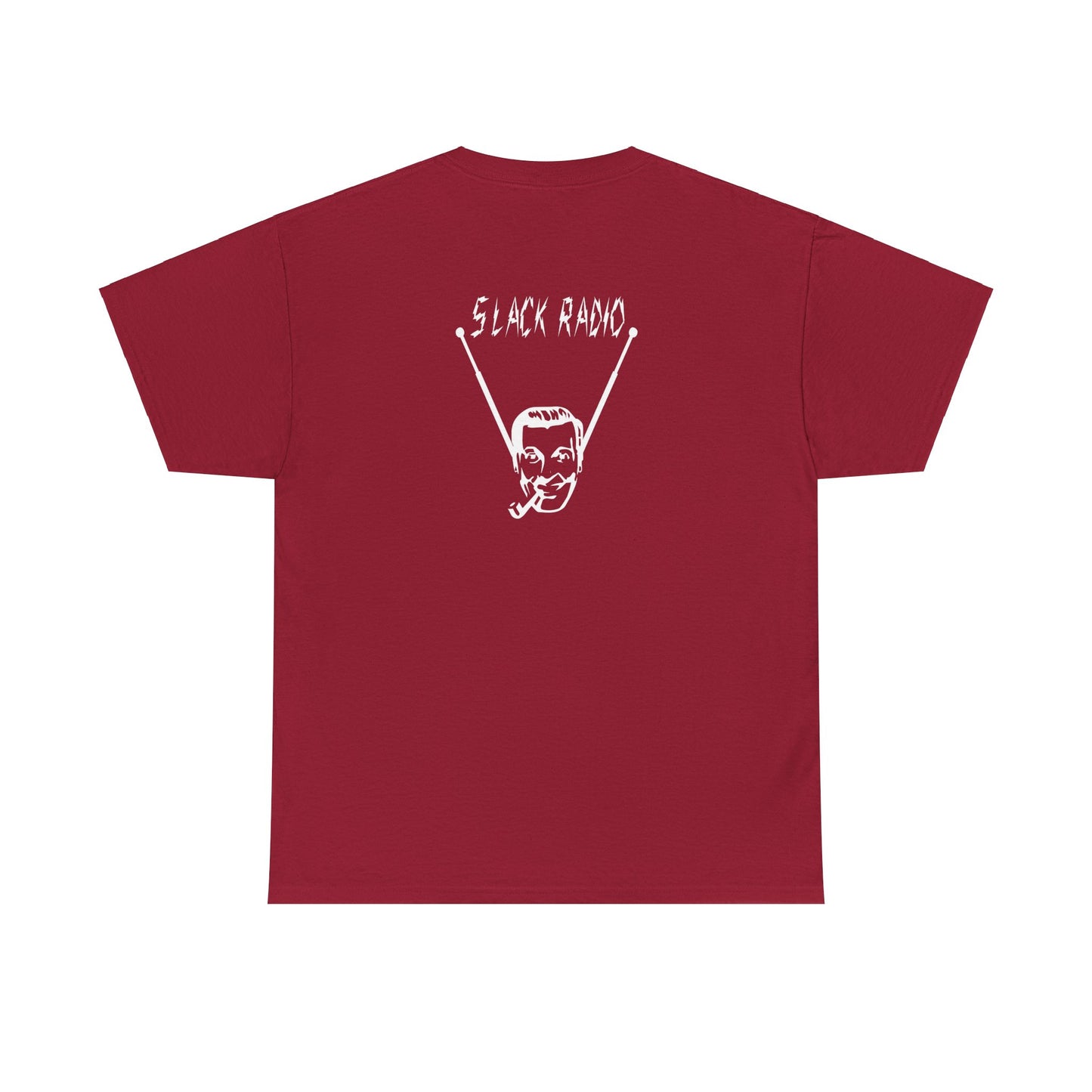 Slack Radio "Bob" Dobbs Logo Unisex Heavy Cotton Tee