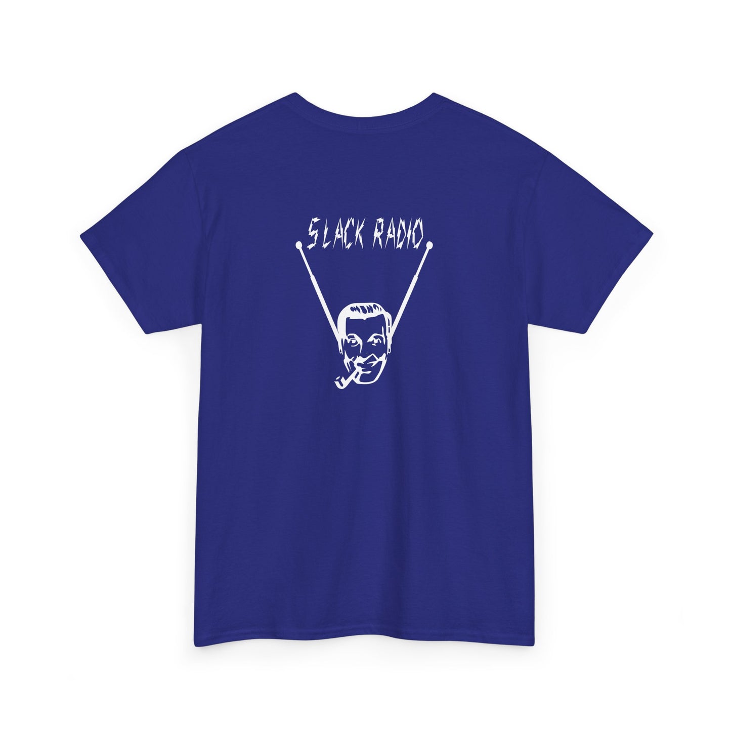 Slack Radio "Bob" Dobbs Logo Unisex Heavy Cotton Tee