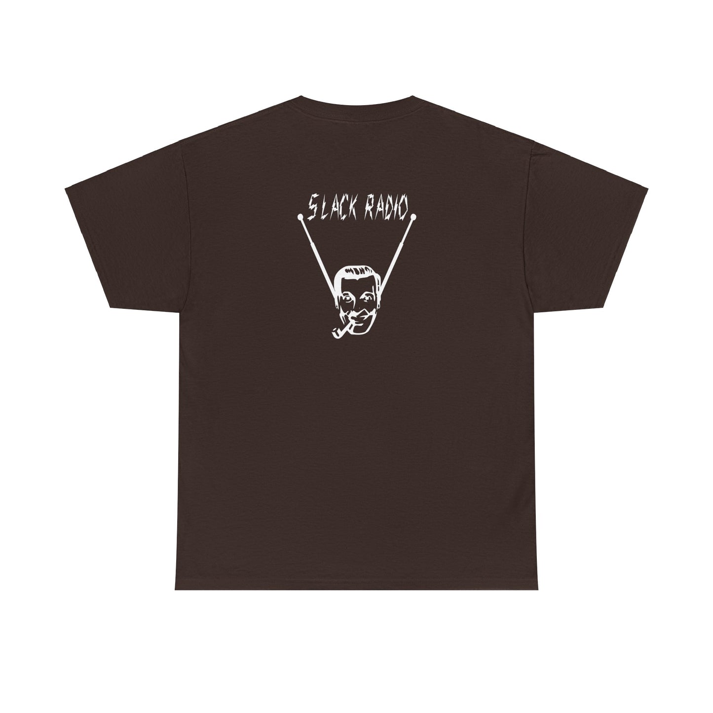 Slack Radio "Bob" Dobbs Logo Unisex Heavy Cotton Tee