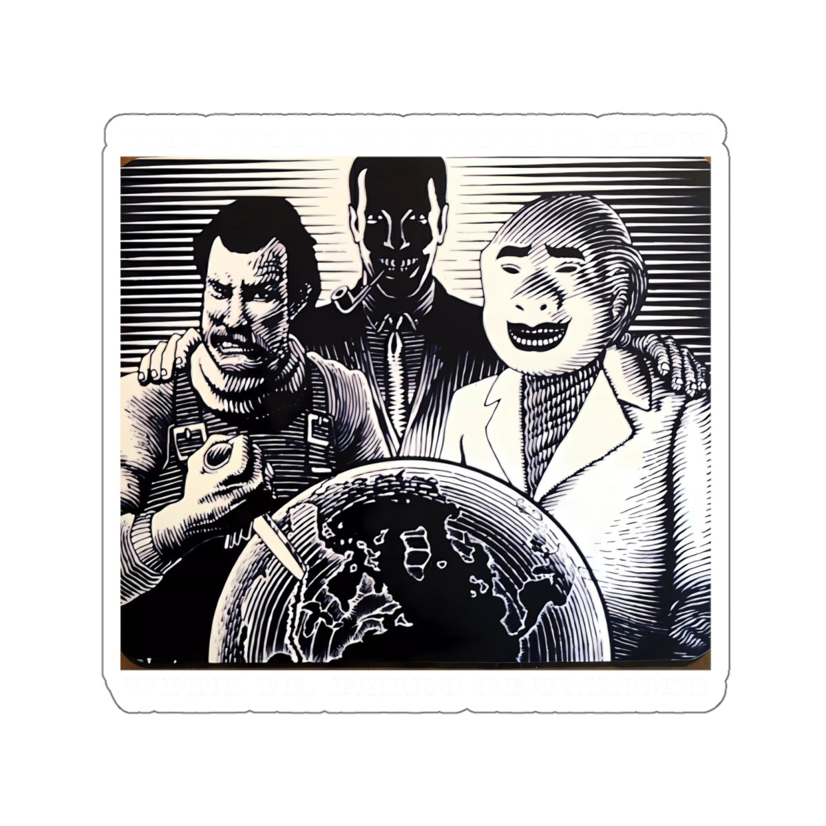 The Puzzling Evidence Show 2 Kiss-Cut Stickers
