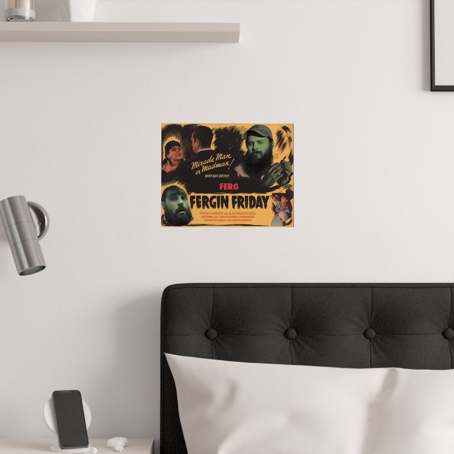 Fergin Friday Color Satin Posters (210gsm)
