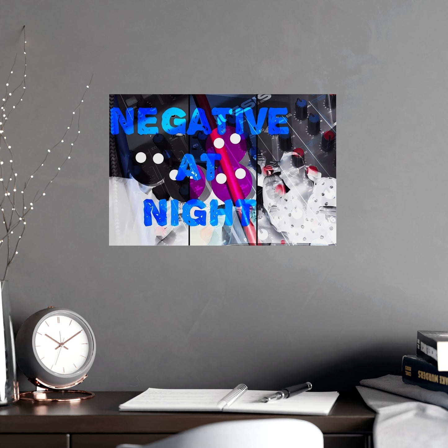Negative At Night 2 Matte Posters