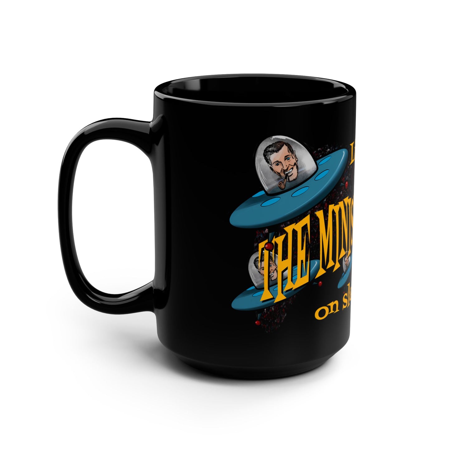 The Ministry of Slack 2 Black Mug, 15oz