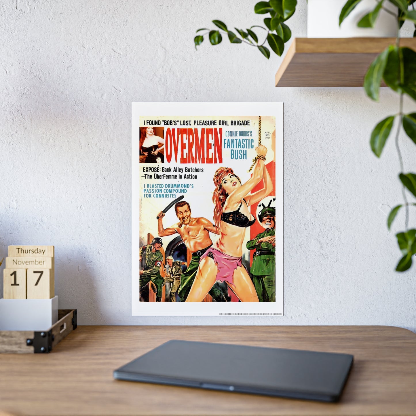 Overmen Magazine Cover Gloss Poster