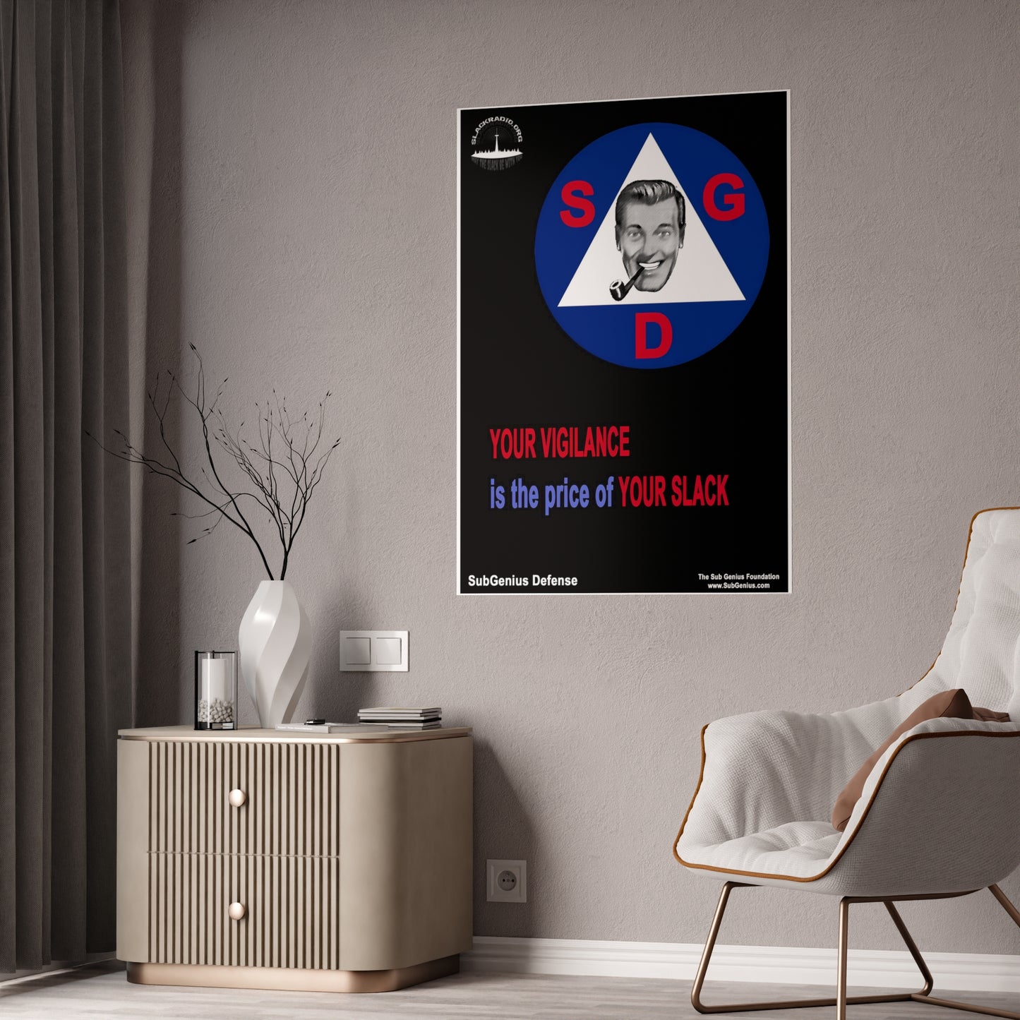 SubGenius Defense Gloss Poster