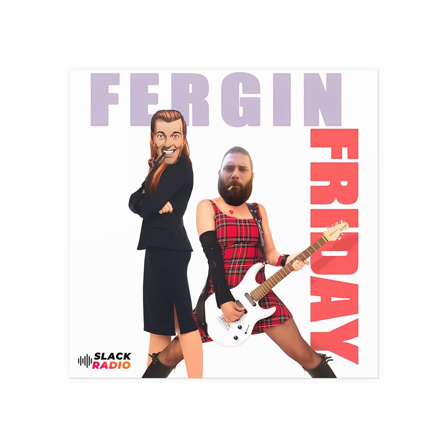 Fergin Friday Matte Paper Poster
