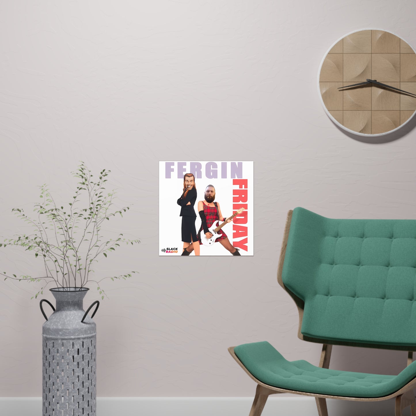 Fergin Friday Matte Paper Poster