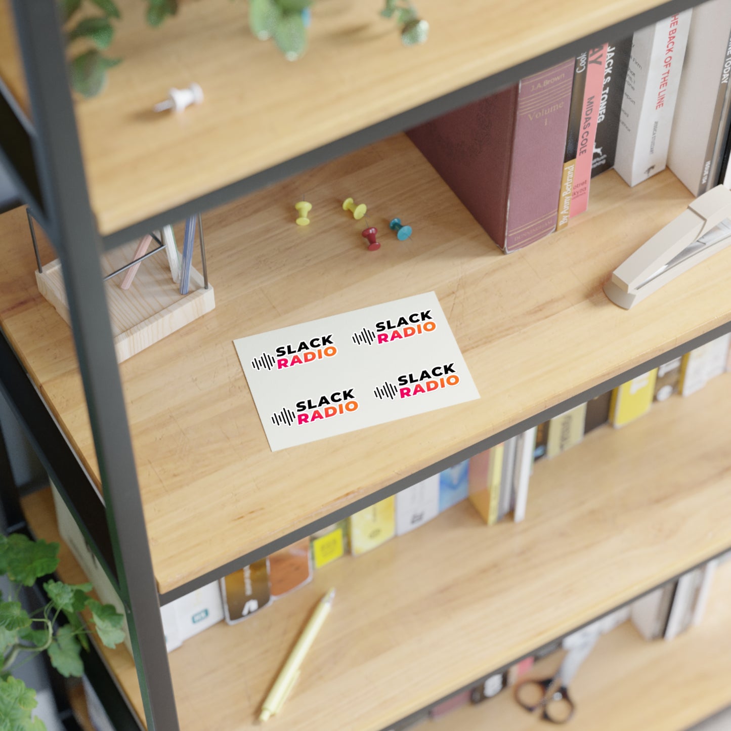 Slack Radio Logo Sticker Sheets