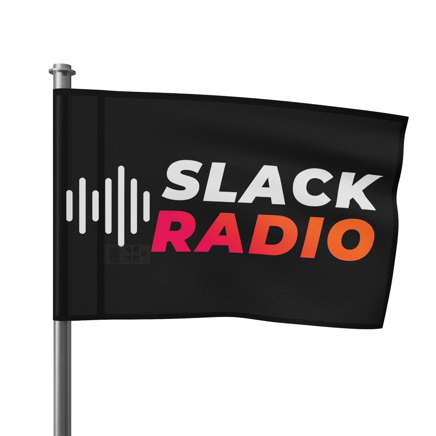 Black Slack Radio Flag