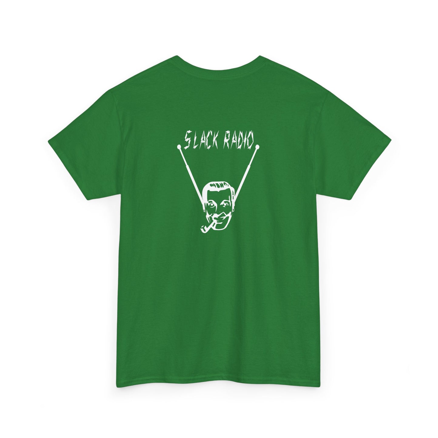 Slack Radio "Bob" Dobbs Logo Unisex Heavy Cotton Tee