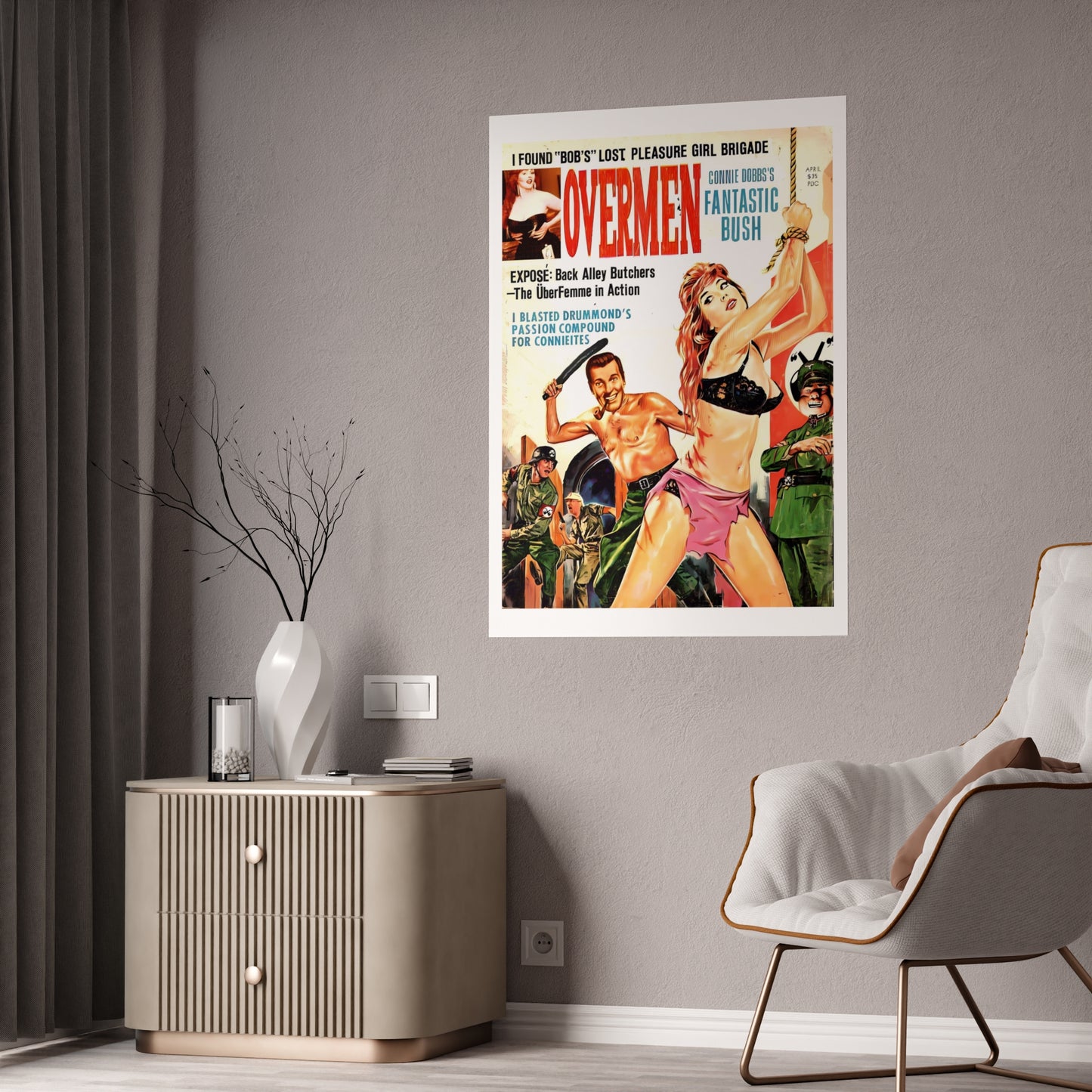 Overmen Magazine Cover Gloss Poster