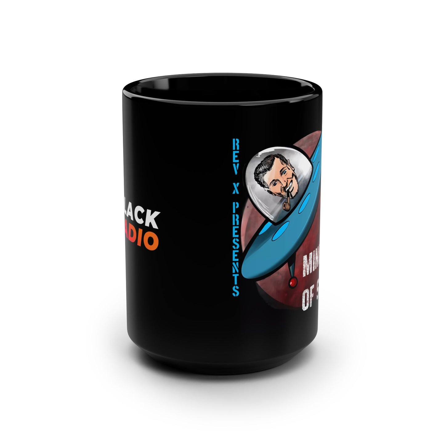 The Ministry of Slack / Slack Radio Black Mug, 15oz
