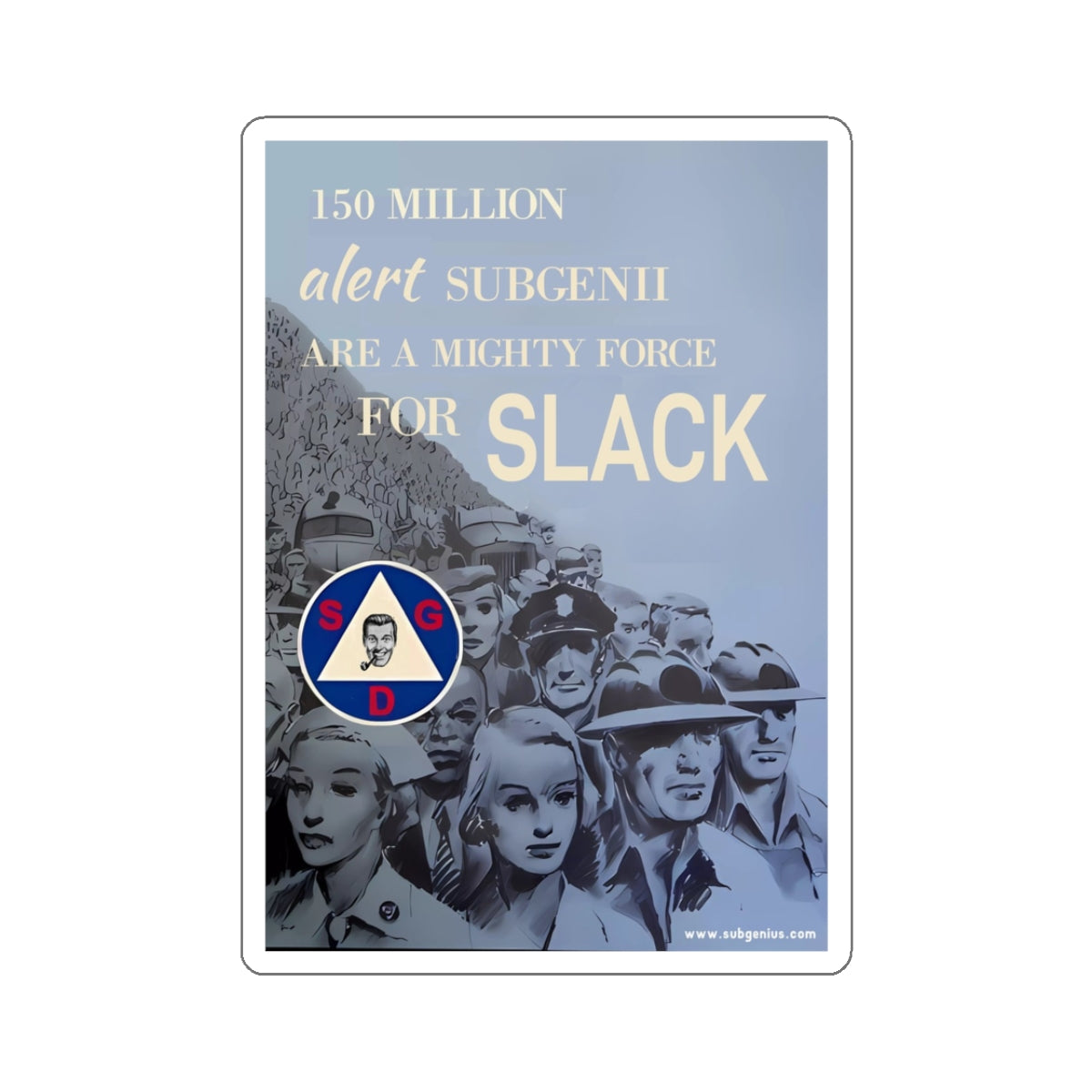 150 Million Subgenii Kiss-Cut Stickers