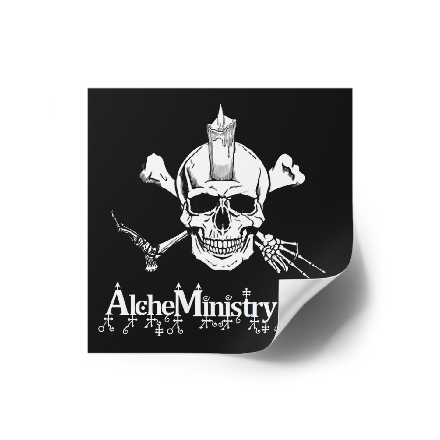 AlcheMinistry Labs Square Stickers, Indoor\Outdoor