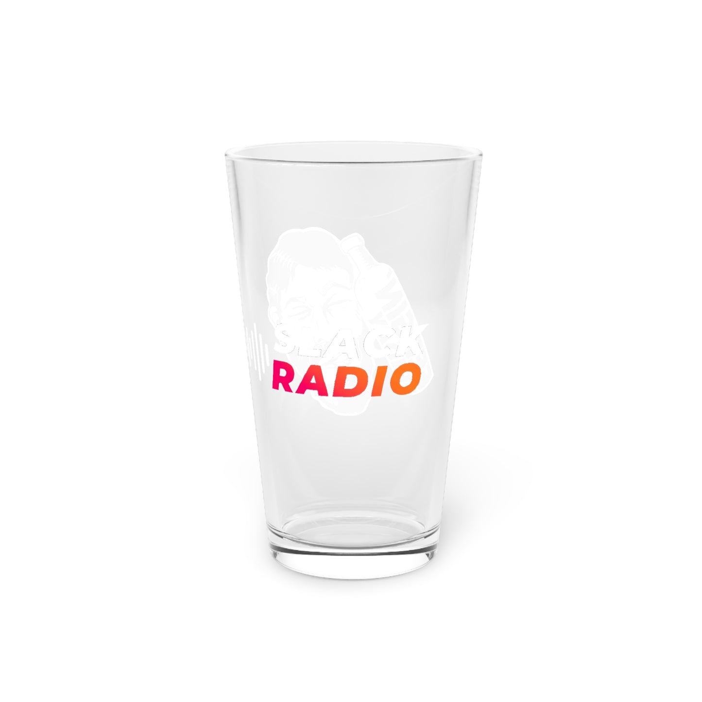 Fergin Friday / Slack Radio Pint Glass, 16oz