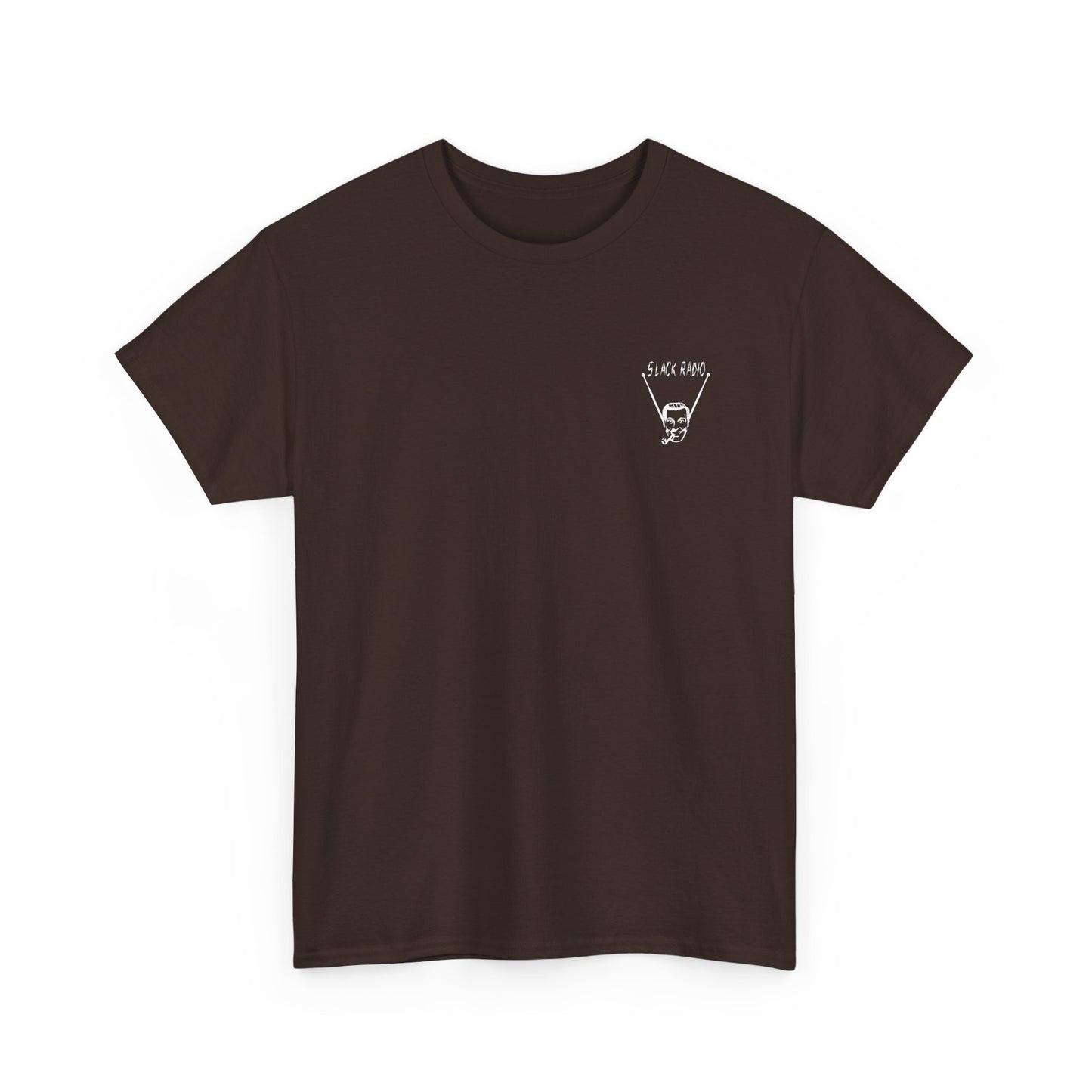 Slack Radio "Bob" Dobbs Logo Unisex Heavy Cotton Tee