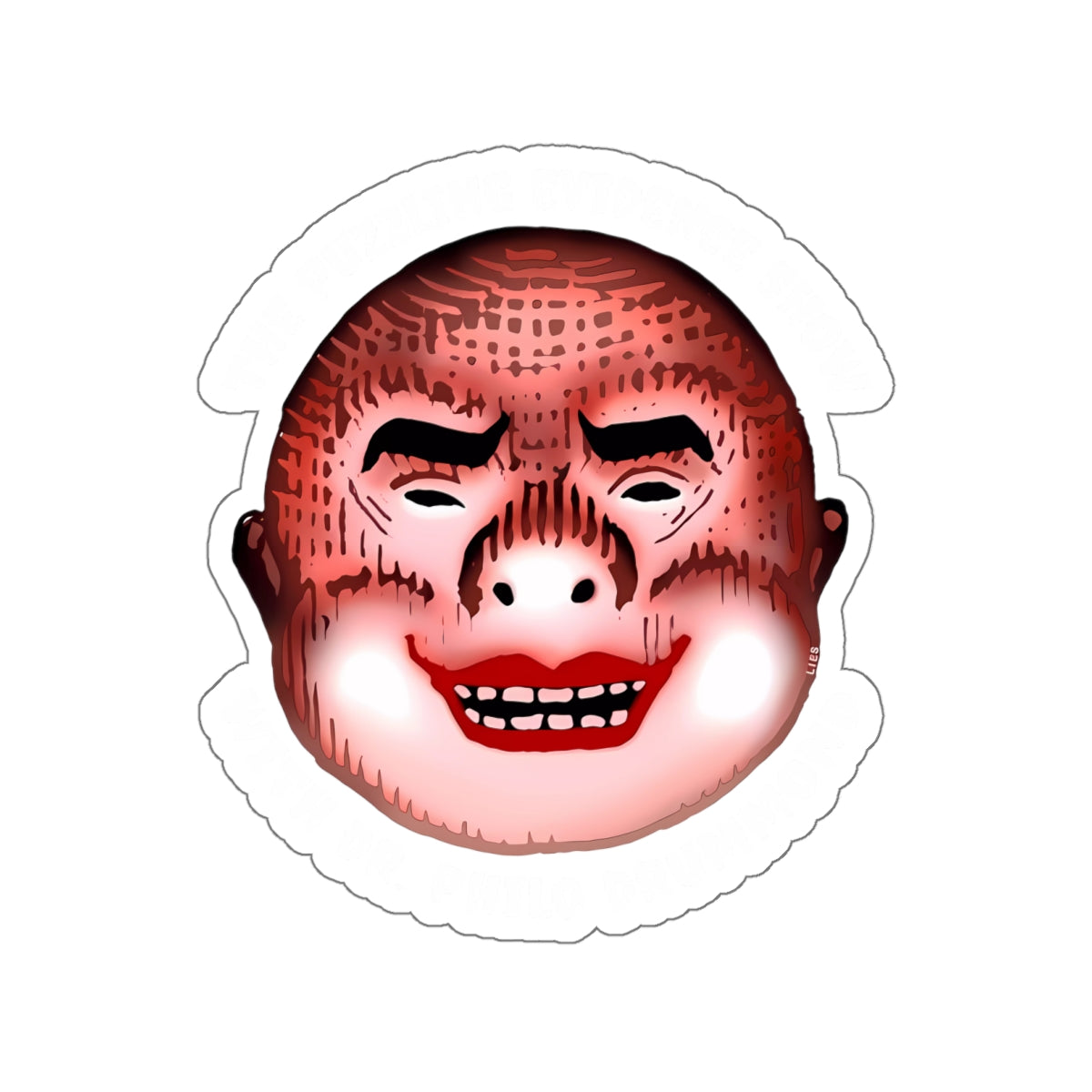 The Puzzling Evidence Show 1 Kiss-Cut Stickers