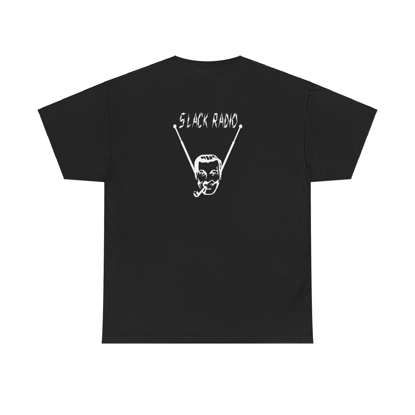 Slack Radio "Bob" Dobbs Logo Unisex Heavy Cotton Tee