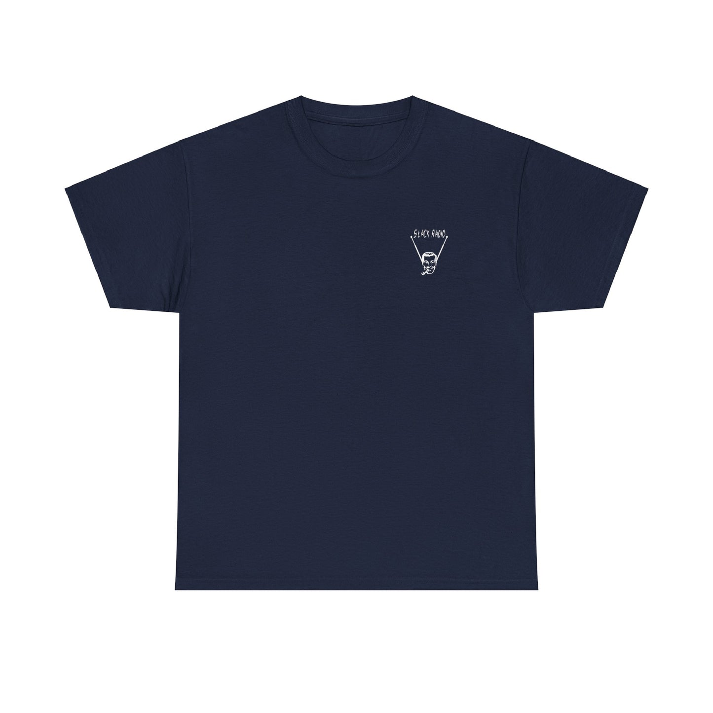 Slack Radio "Bob" Dobbs Logo Unisex Heavy Cotton Tee