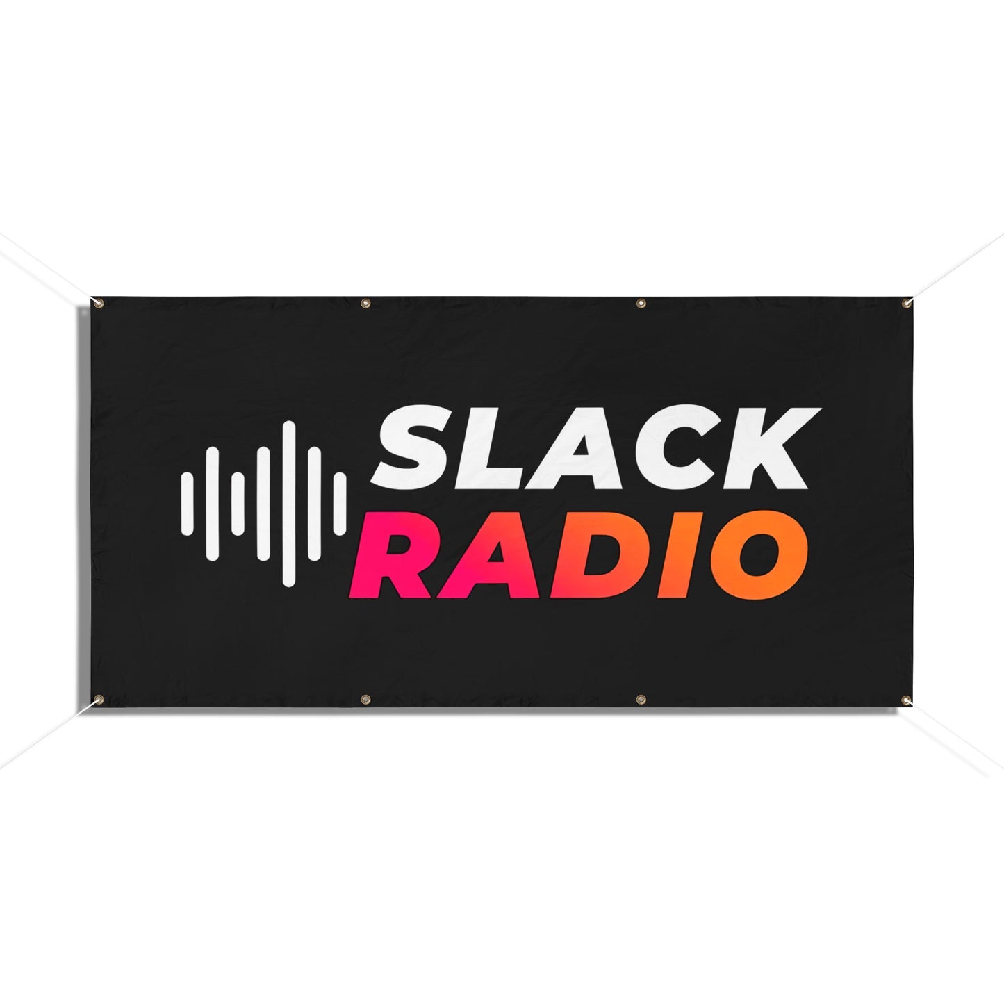 Black Slack Radio Vinyl Banners