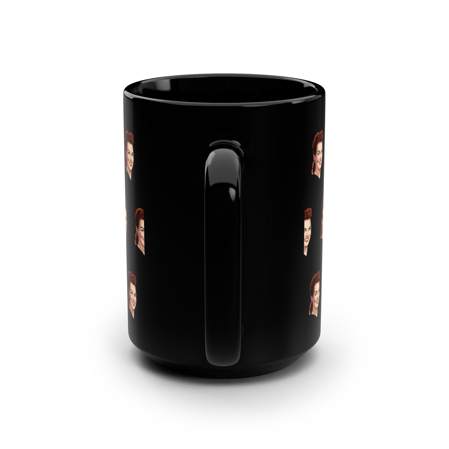 Connie Dobbs Black Mug, 15oz