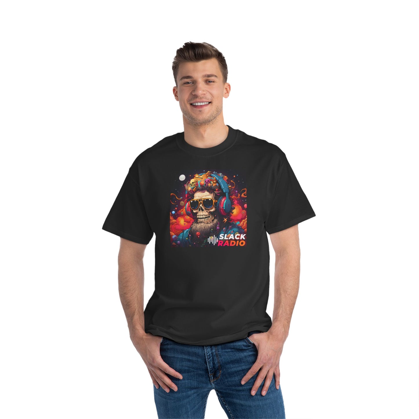 Slack Radio Skull Beefy-T® Short-Sleeve T-Shirt