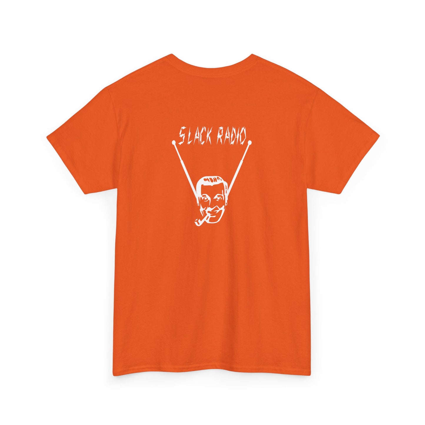 Slack Radio "Bob" Dobbs Logo Unisex Heavy Cotton Tee