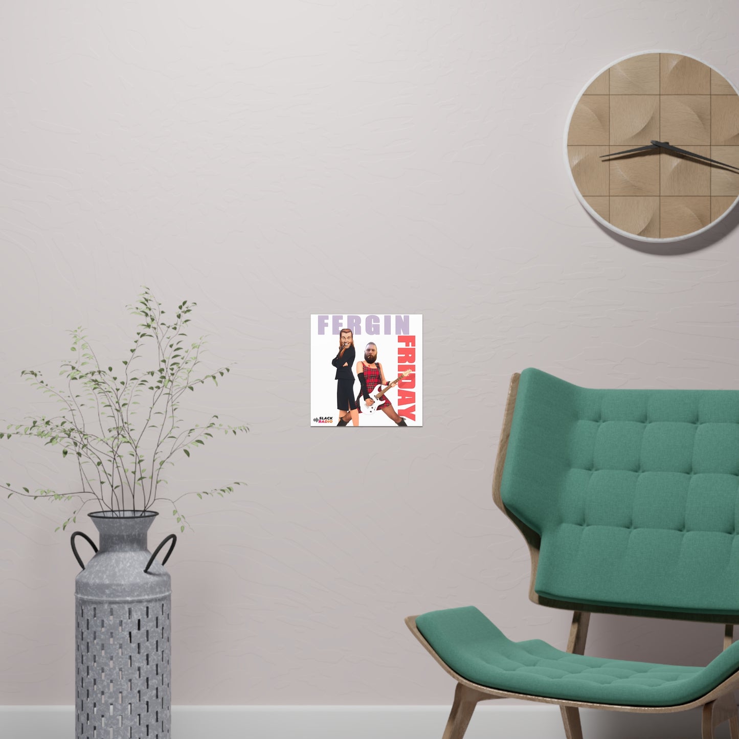 Fergin Friday Matte Paper Poster