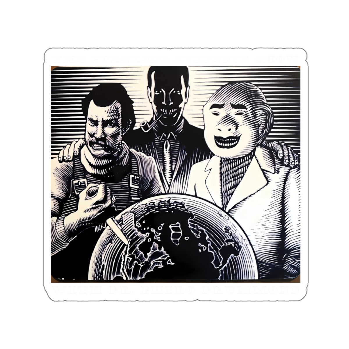 The Puzzling Evidence Show 2 Kiss-Cut Stickers