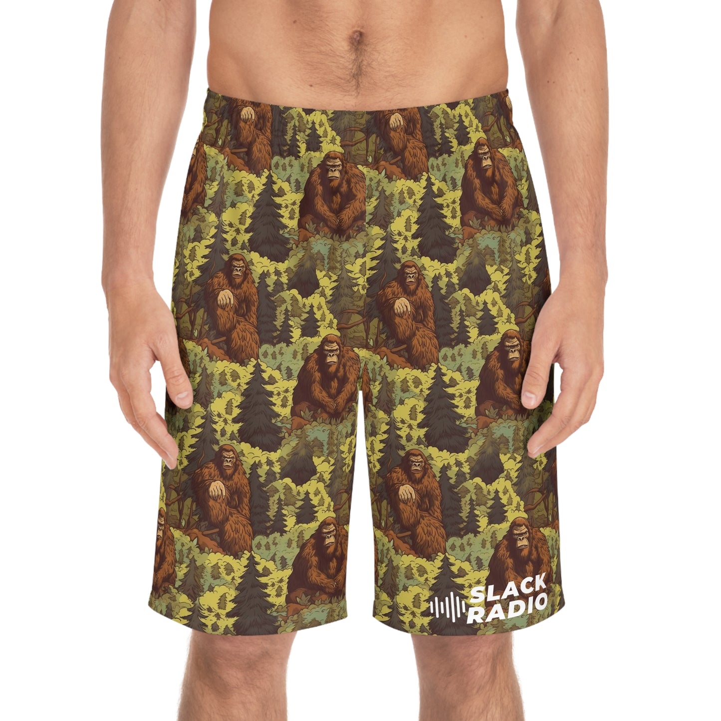 Slack Radio / Sasquatch Men's Board Shorts