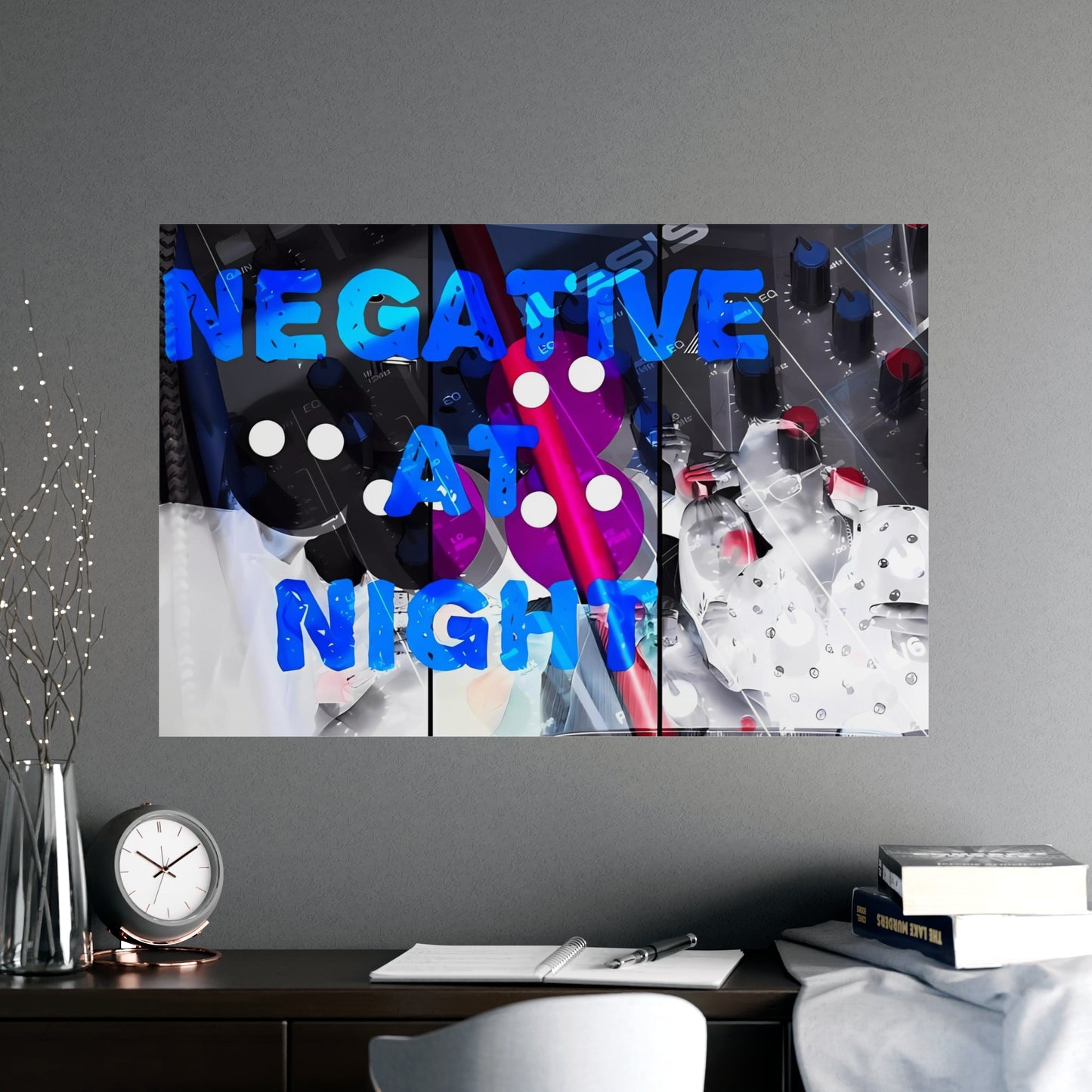 Negative At Night 2 Matte Posters