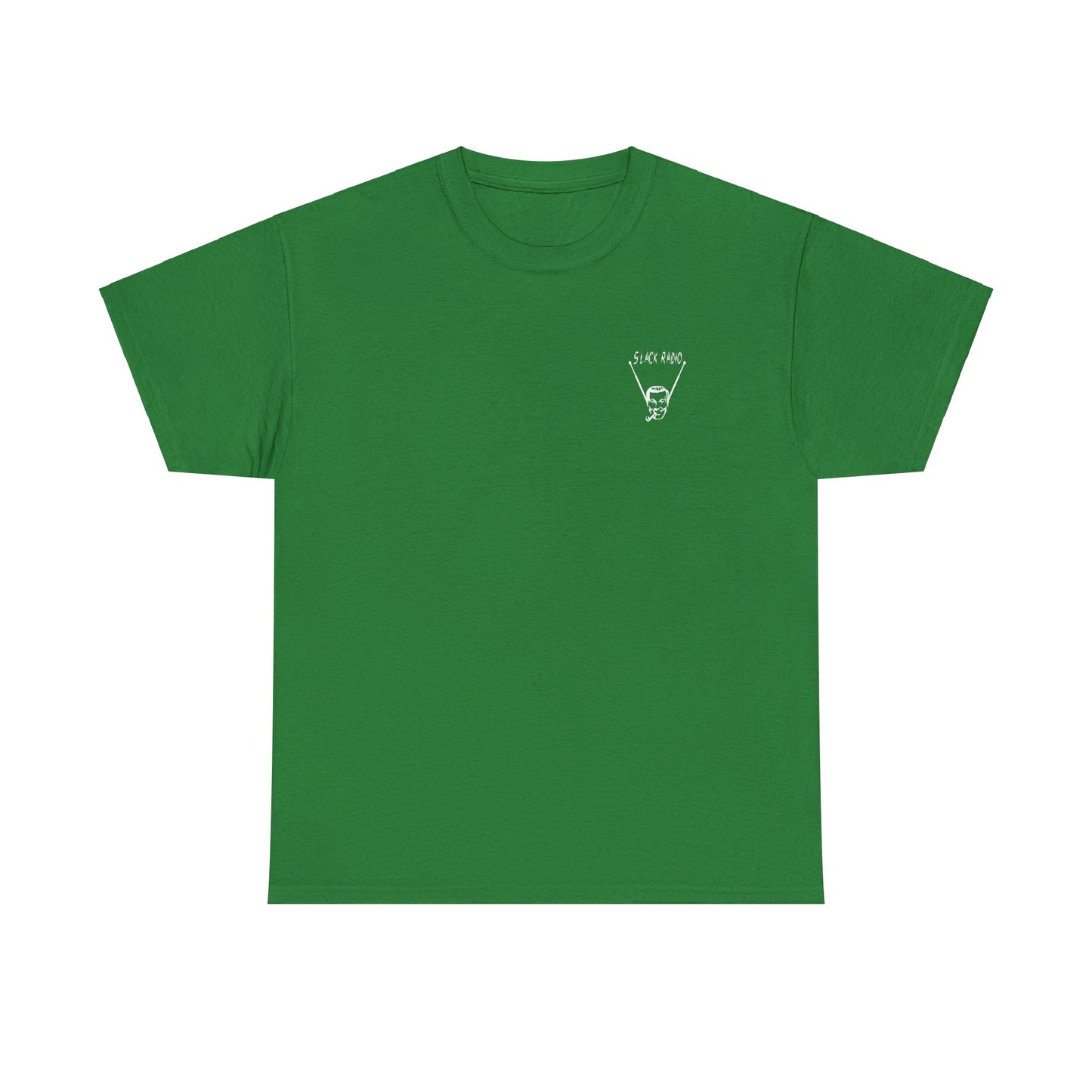 Slack Radio "Bob" Dobbs Logo Unisex Heavy Cotton Tee