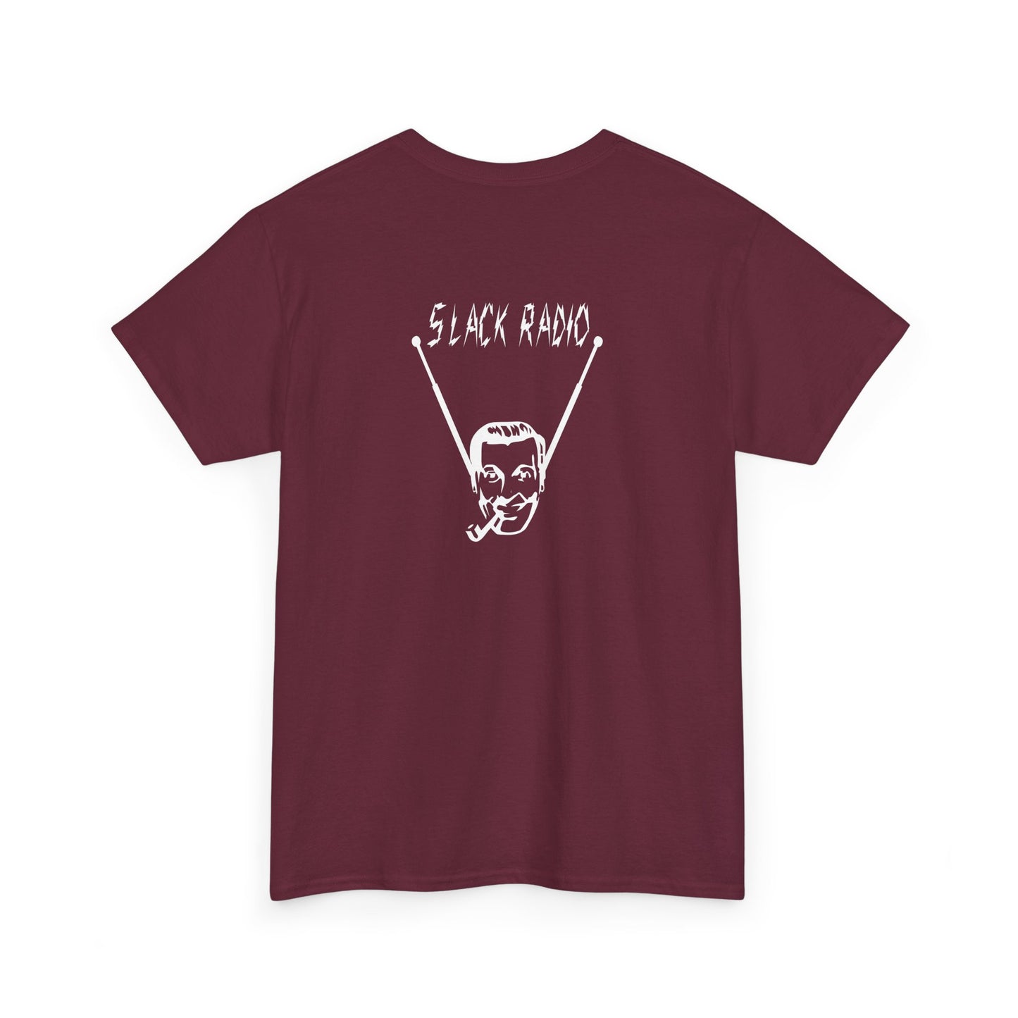 Slack Radio "Bob" Dobbs Logo Unisex Heavy Cotton Tee