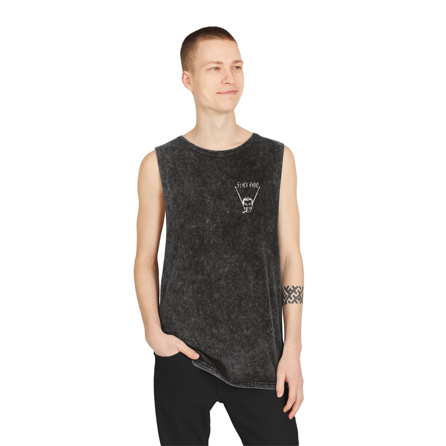 Slack Radio Unisex Stonewash Tank Top