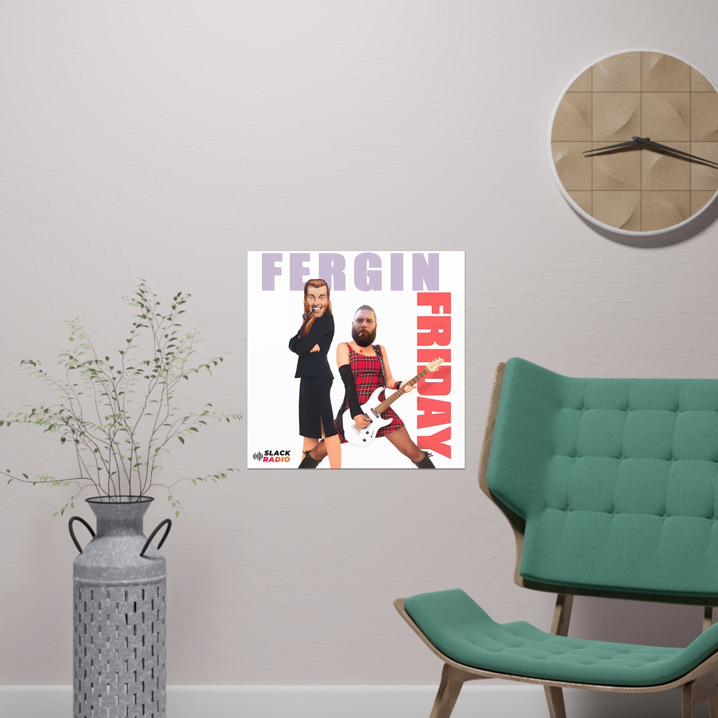 Fergin Friday Matte Paper Poster