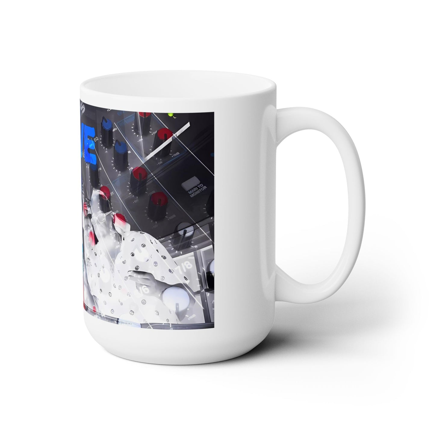 Negative At Night 2 White Ceramic 15 Oz. Mug